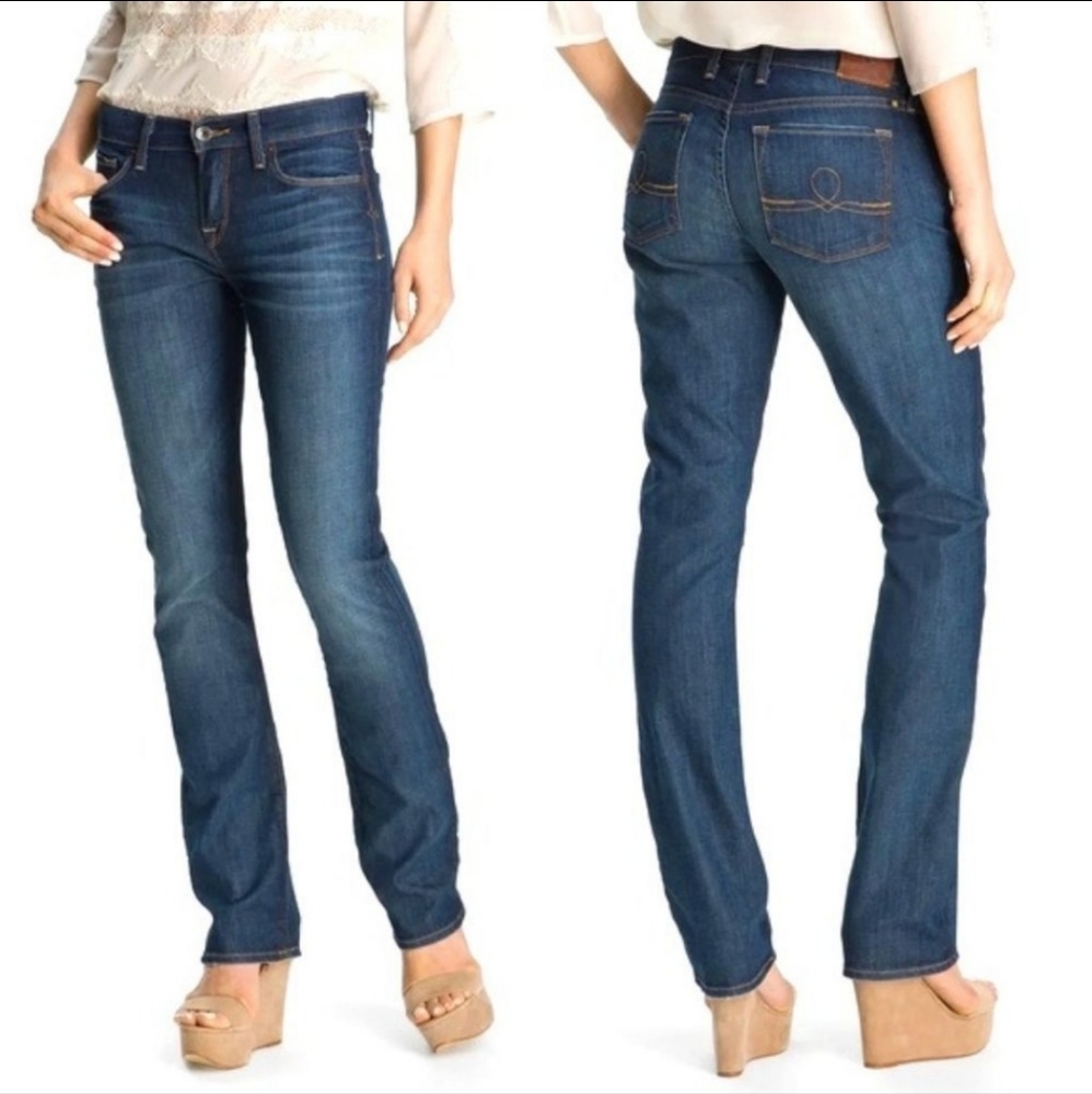 Lucky Brand Sofia Straight Leg Mid-rise Jeans